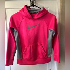 Nike Kids Fuchsia and Gray Hoodie